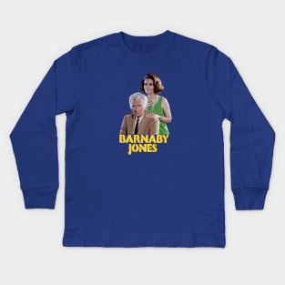 Barnaby Jones - Buddy Ebsen, Lee Meriwether Kids Long Sleeve T-Shirt